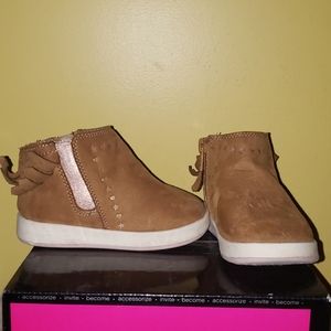 Wonder Nation brown Girl Boots Size EUC 6 Toddler